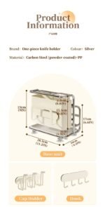 Metal Kitchen Organizer Rack - Image 8