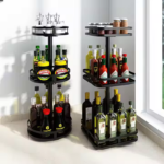 Kitchen Organizer Rack with Rotating Seasoning Container Box - Image 6